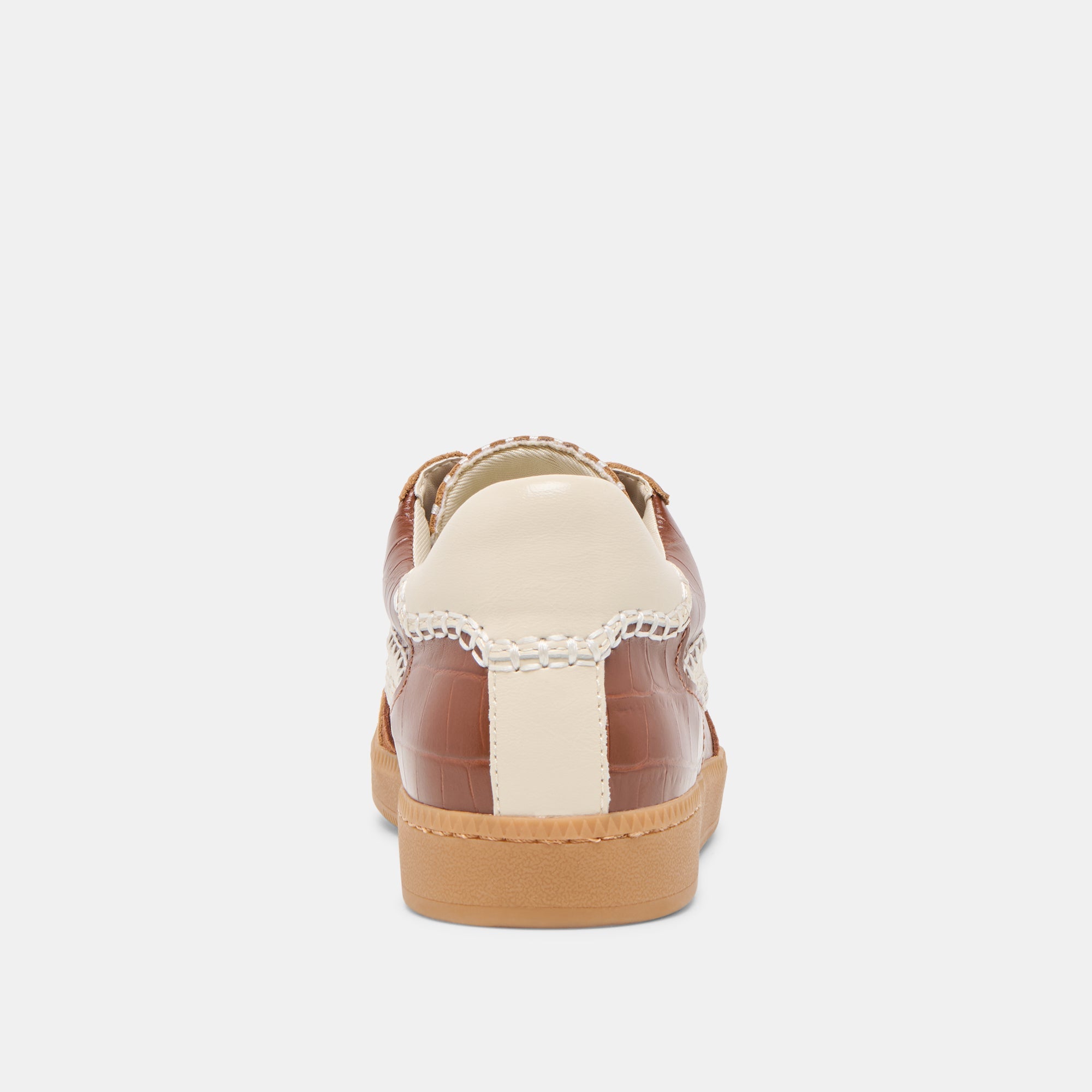 NOTICE STITCH SNEAKERS COGNAC CROCO EMBOSSED LEATHER
 – Dolce Vita / Dolce Vita