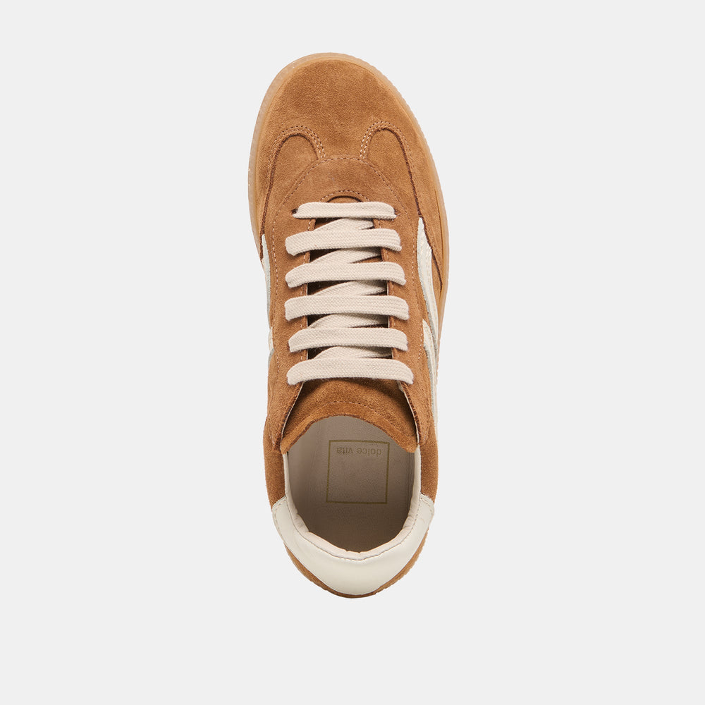 Rebel Pecan Suede Sneakers / Dolce Vita