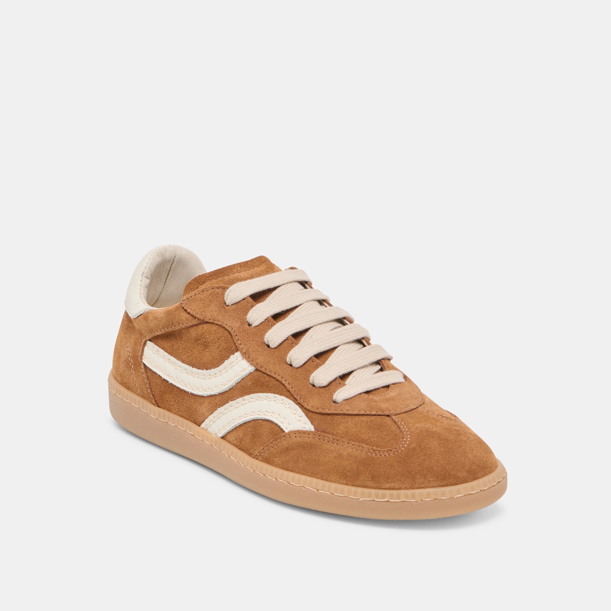 Rebel Pecan Suede Sneakers / Dolce Vita