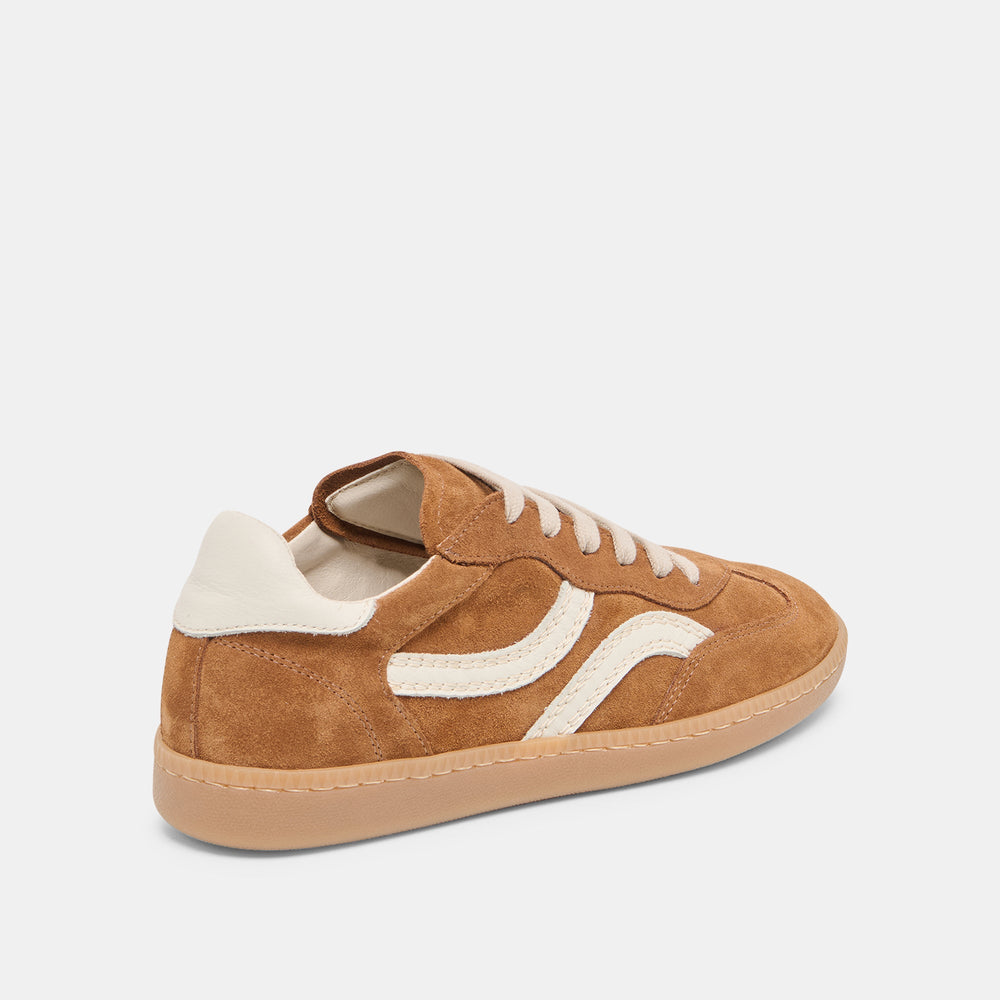 Rebel Pecan Suede Sneakers / Dolce Vita