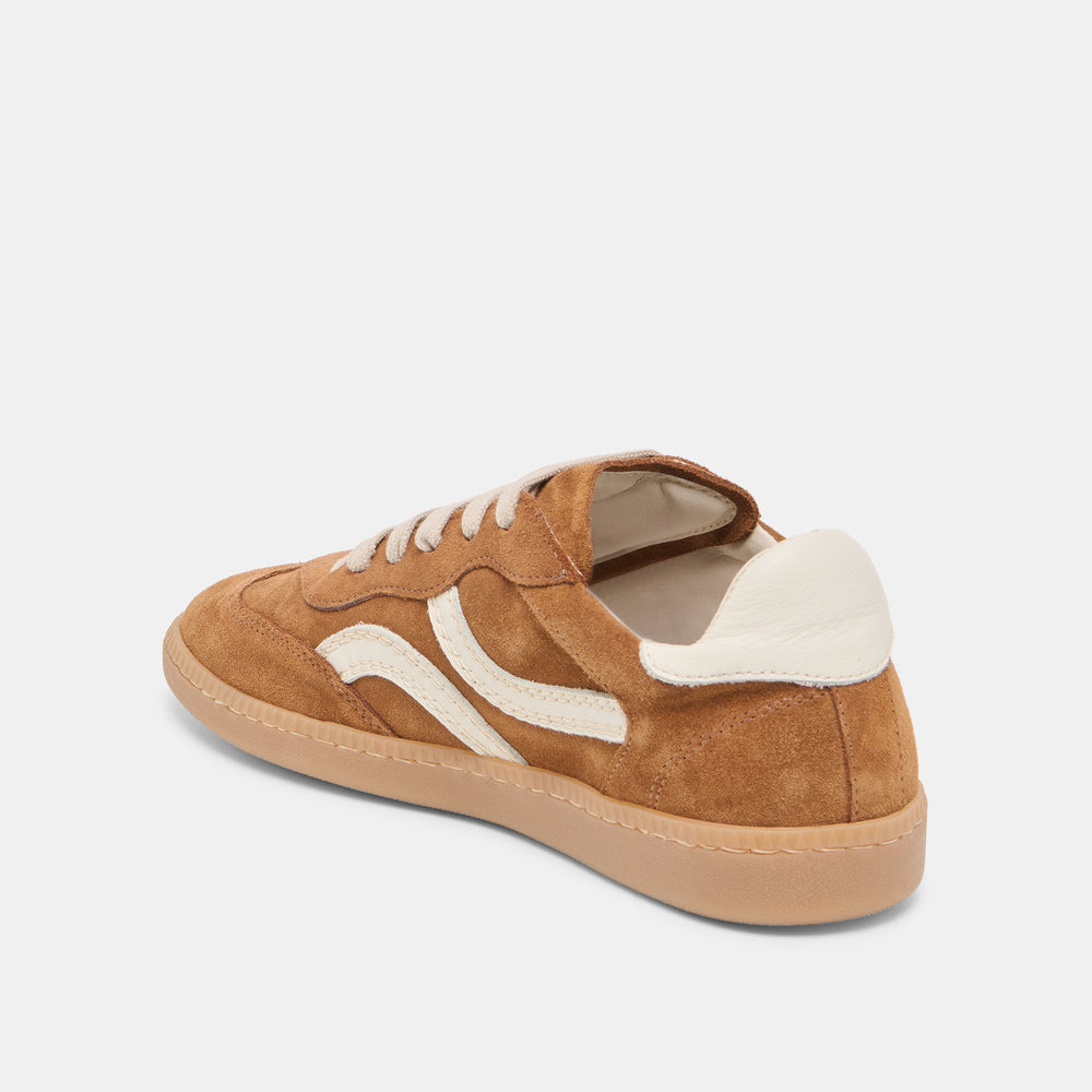 Rebel Pecan Suede Sneakers / Dolce Vita