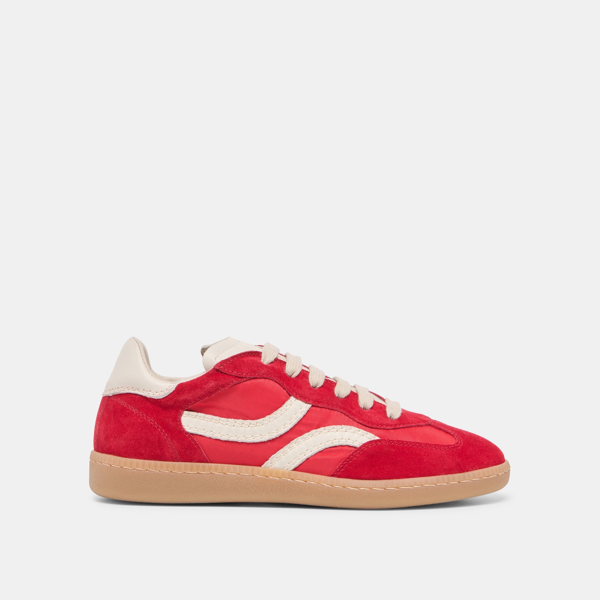 Rebel Crimson Nylon Sneakers / Dolce Vita