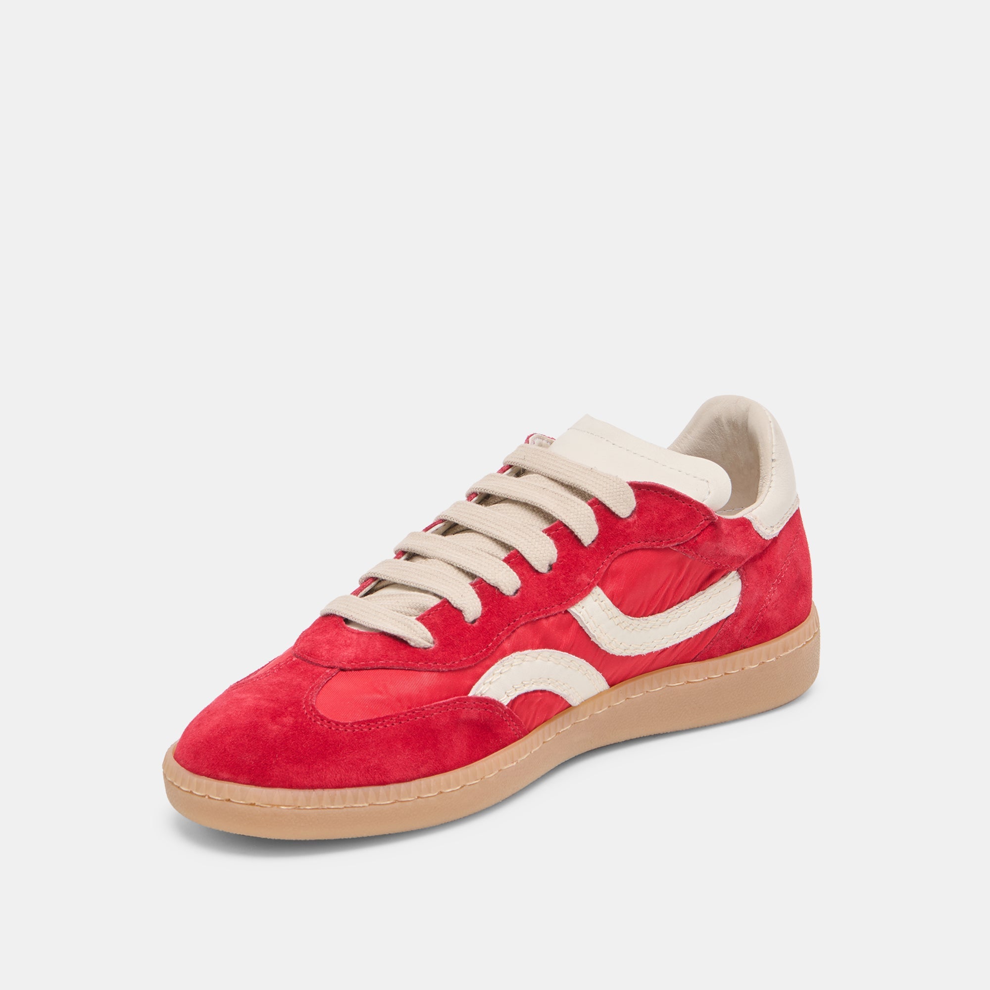 Rebel Crimson Nylon Sneakers / Dolce Vita