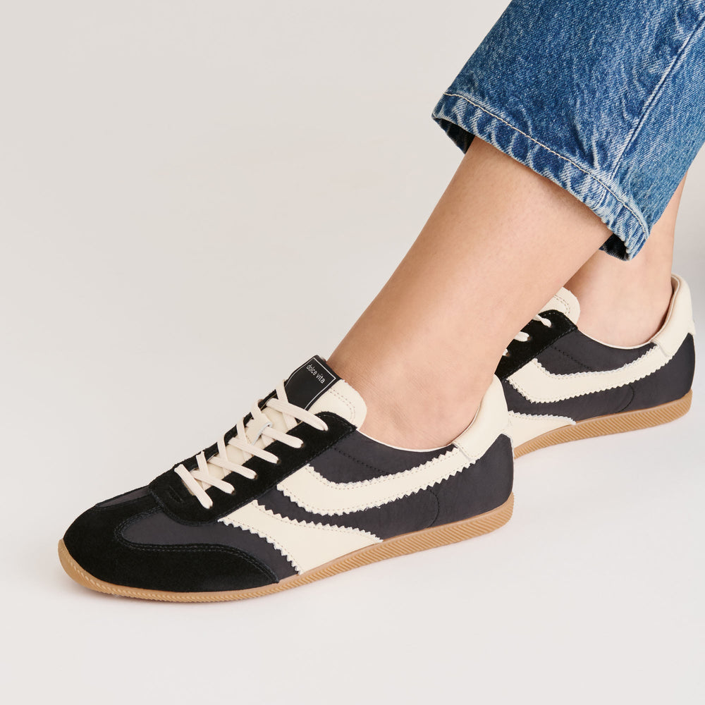 Limit Black Nylon Sneakers / Dolce Vita