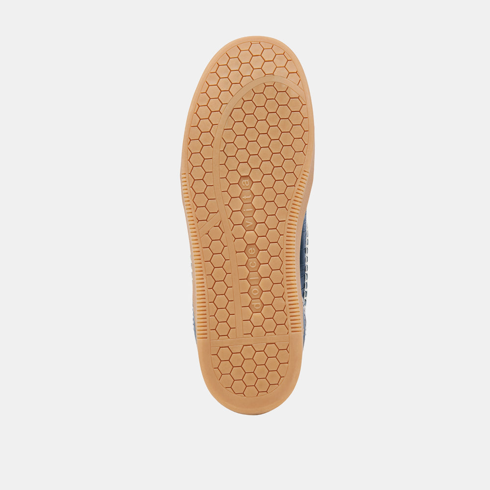 NOTICE STITCH SNEAKERS INK CROCO EMBOSSED LEATHER
 – Dolce Vita / Dolce Vita