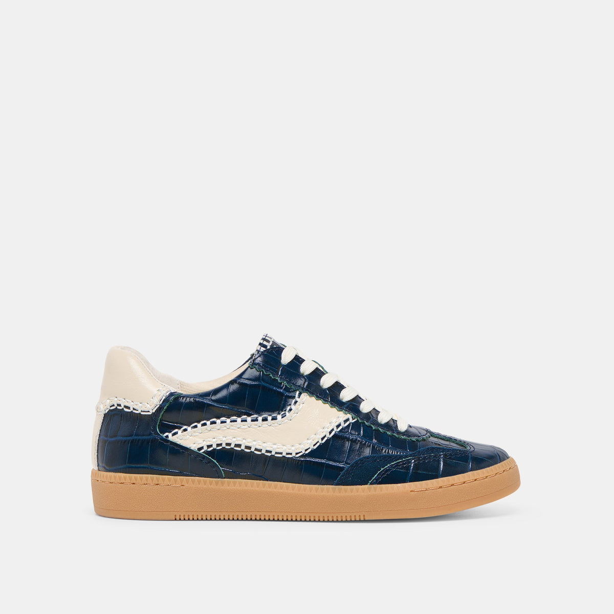 NOTICE STITCH SNEAKERS INK CROCO EMBOSSED LEATHER
 – Dolce Vita / Dolce Vita