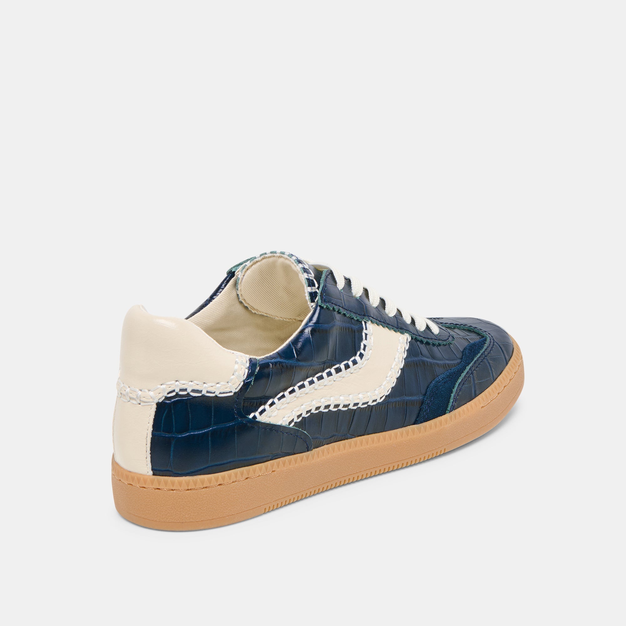 NOTICE STITCH SNEAKERS INK CROCO EMBOSSED LEATHER
 – Dolce Vita / Dolce Vita