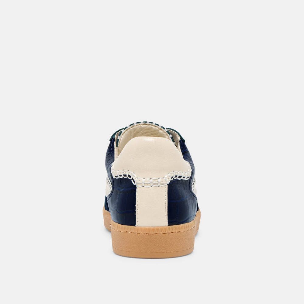 NOTICE STITCH SNEAKERS INK CROCO EMBOSSED LEATHER
 – Dolce Vita / Dolce Vita