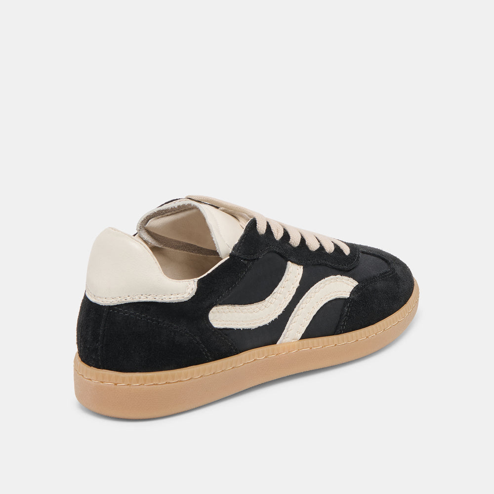 Rebel Black Nylon Sneakers / Dolce Vita