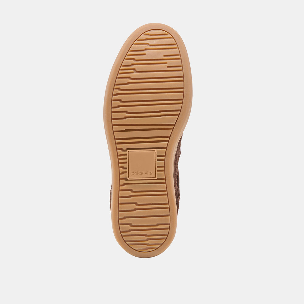 Naomy H2O Waterproof Dk Brown Suede Sneakers / Dolce Vita