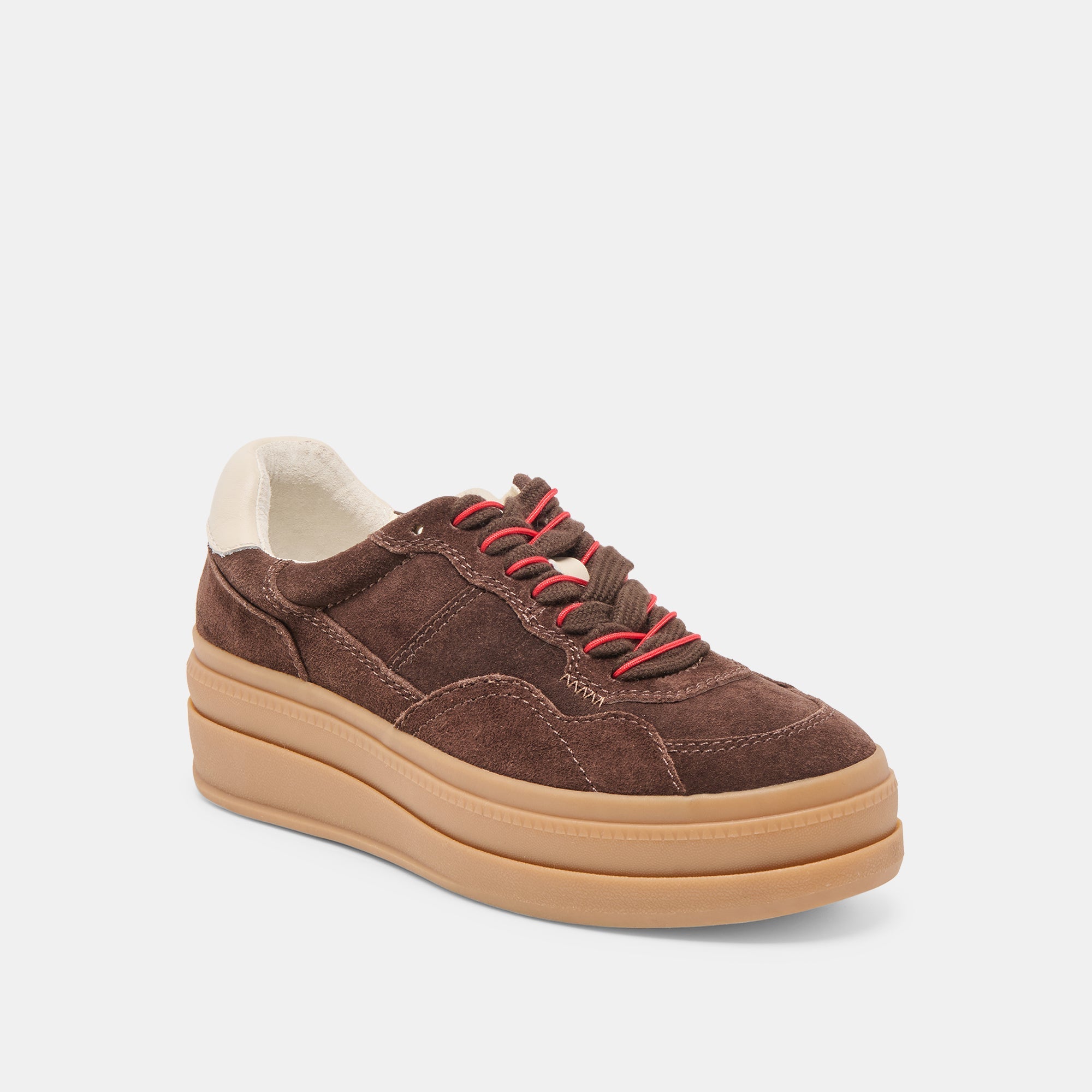 Naomy H2O Waterproof Dk Brown Suede Sneakers / Dolce Vita
