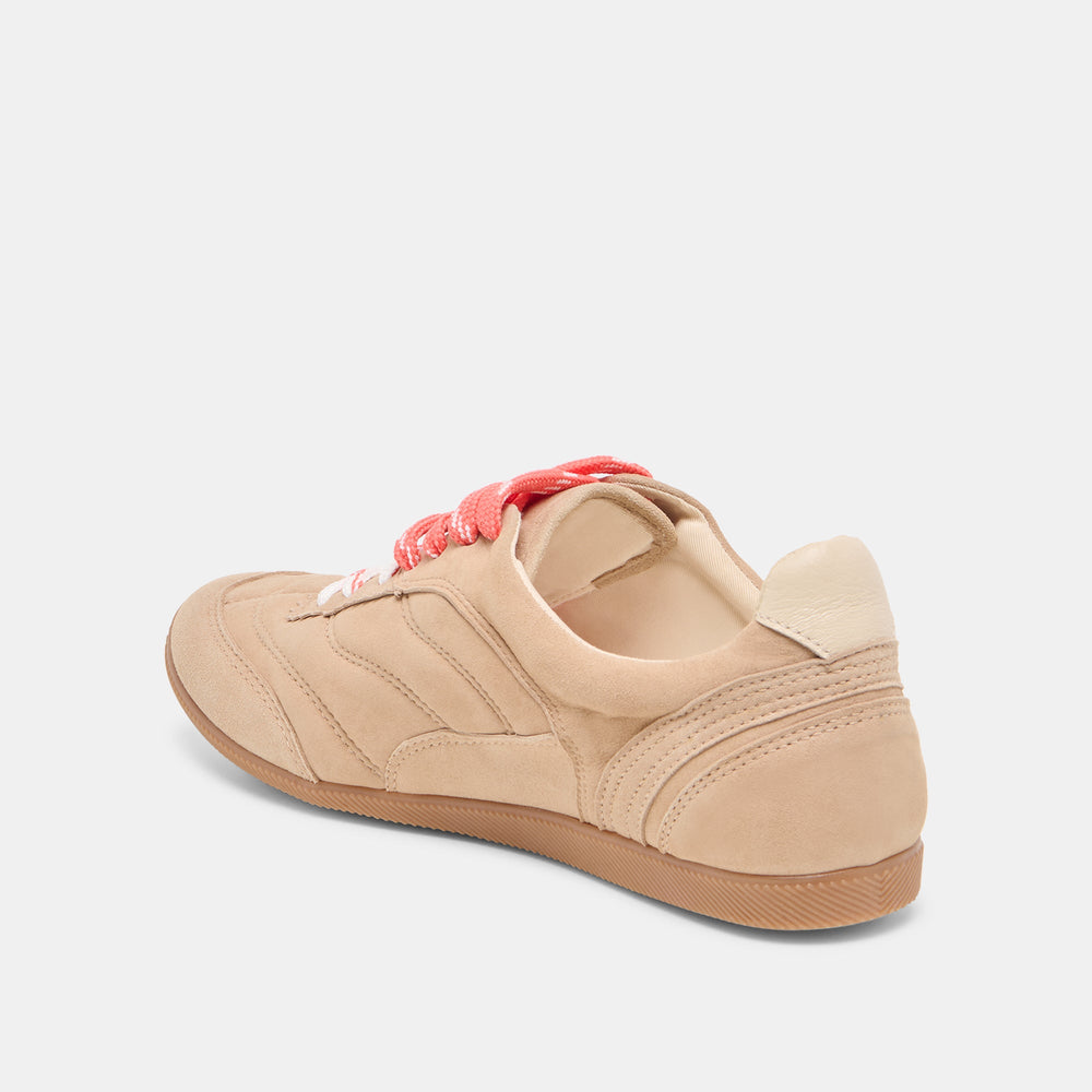 Laini Camel Suede Sneakers / Dolce Vita