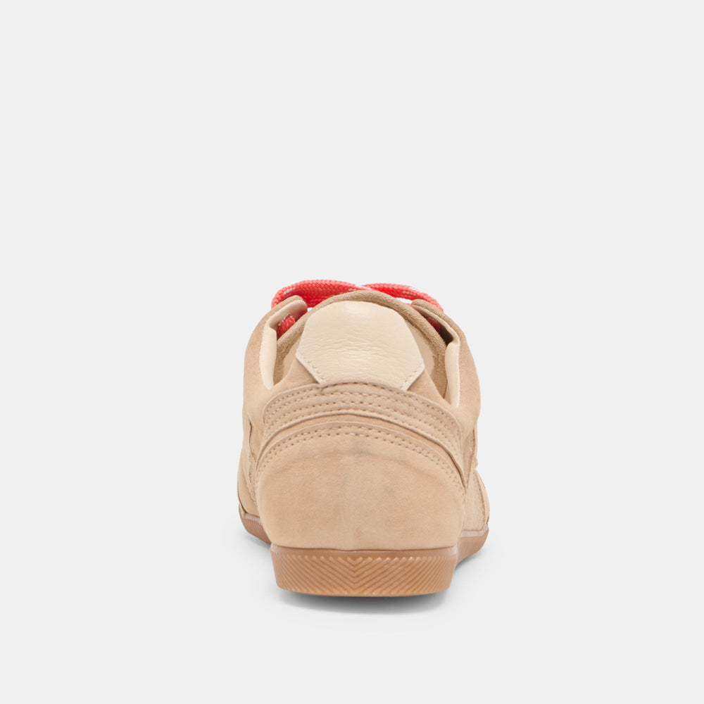 Laini Camel Suede Sneakers / Dolce Vita