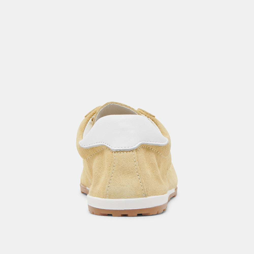 Serina Yellow Suede Sneakers / Dolce Vita