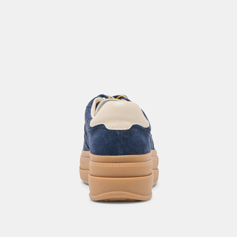 Naomy H2O Waterproof Navy Suede Sneakers / Dolce Vita