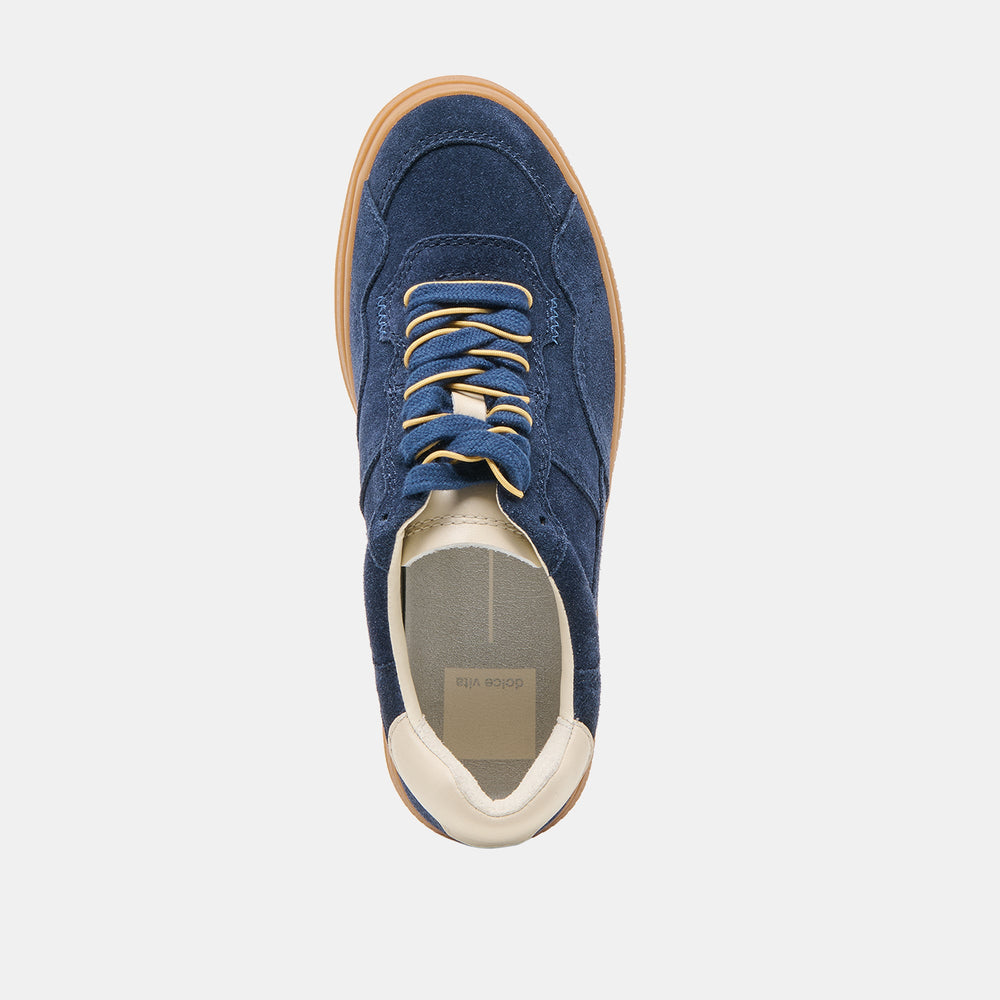 Naomy H2O Waterproof Navy Suede Sneakers / Dolce Vita
