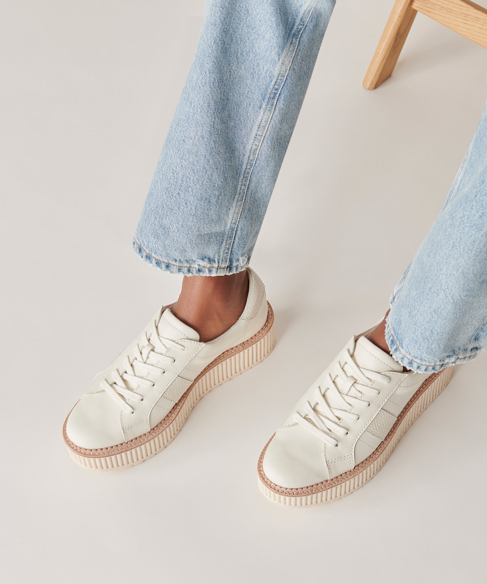 TIGER SNEAKERS WHITE LEATHER
 – Dolce Vita / Dolce Vita