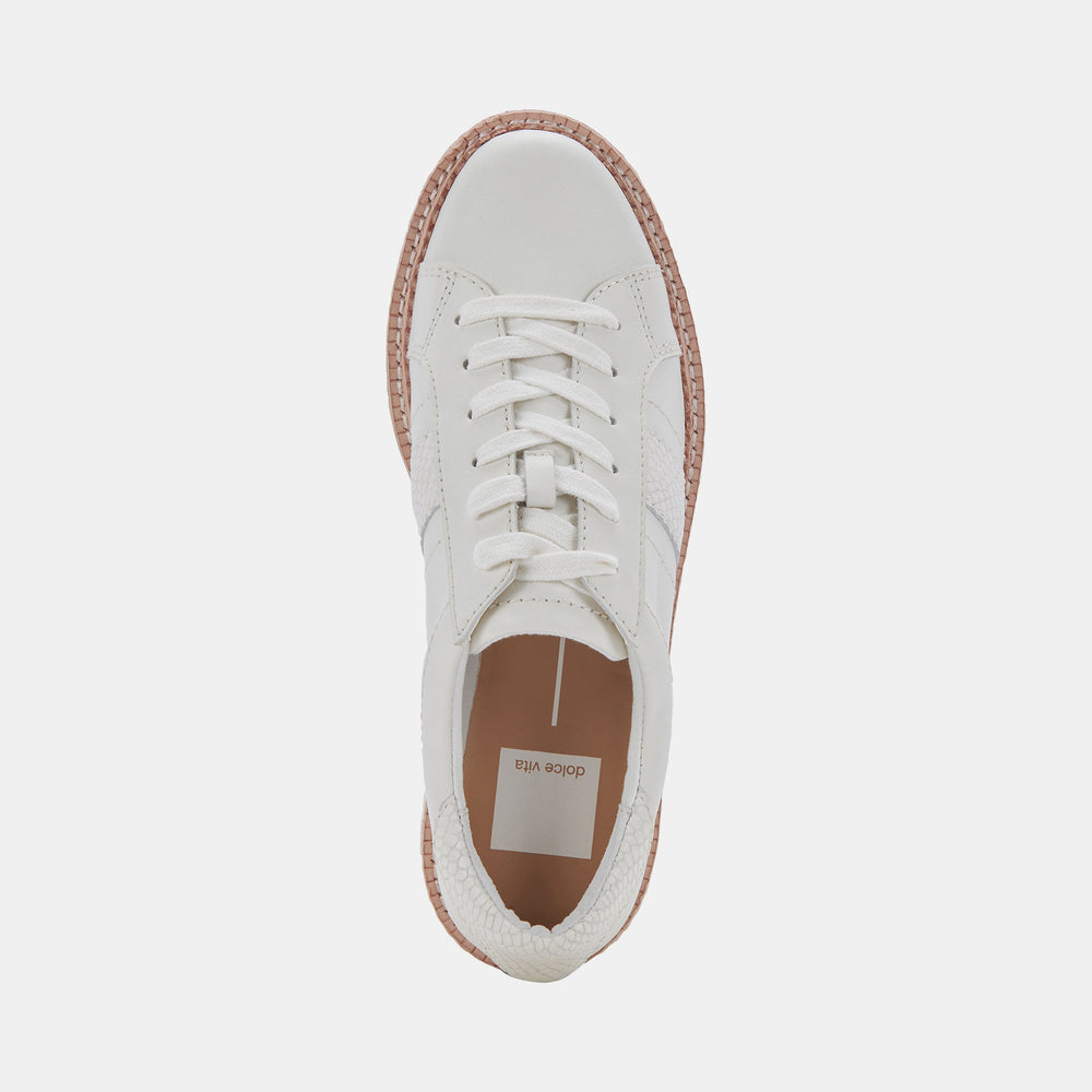 TIGER SNEAKERS WHITE LEATHER
 – Dolce Vita / Dolce Vita
