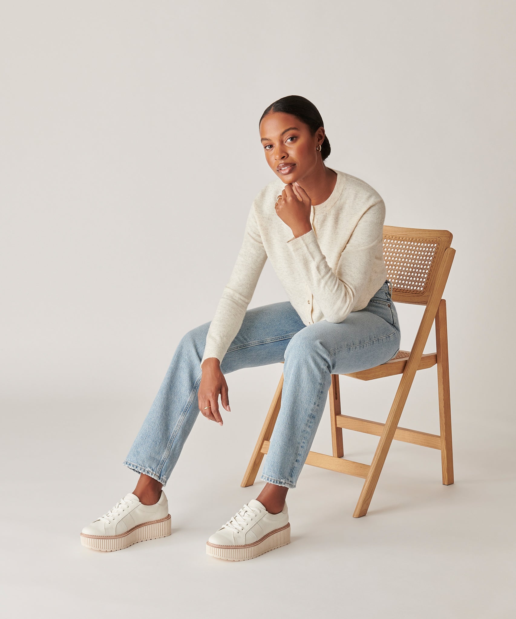 TIGER SNEAKERS WHITE LEATHER
 – Dolce Vita / Dolce Vita