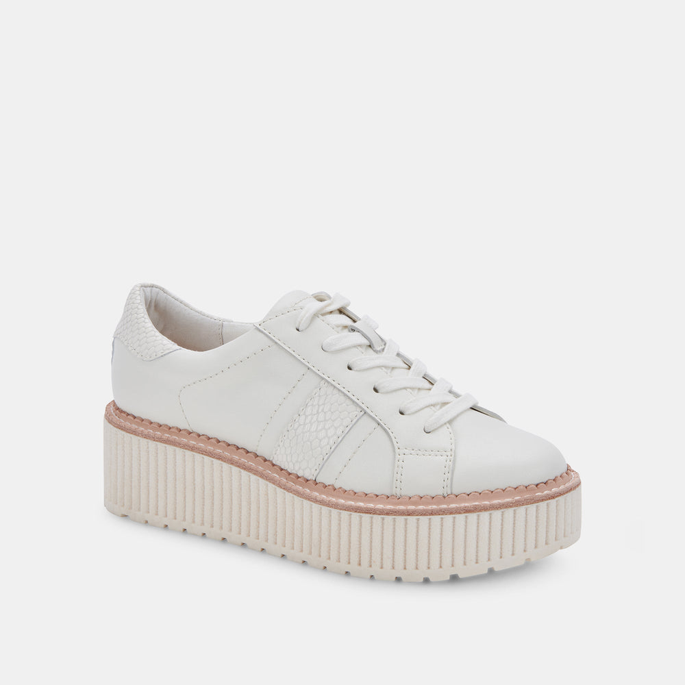 TIGER SNEAKERS WHITE LEATHER
 – Dolce Vita / Dolce Vita