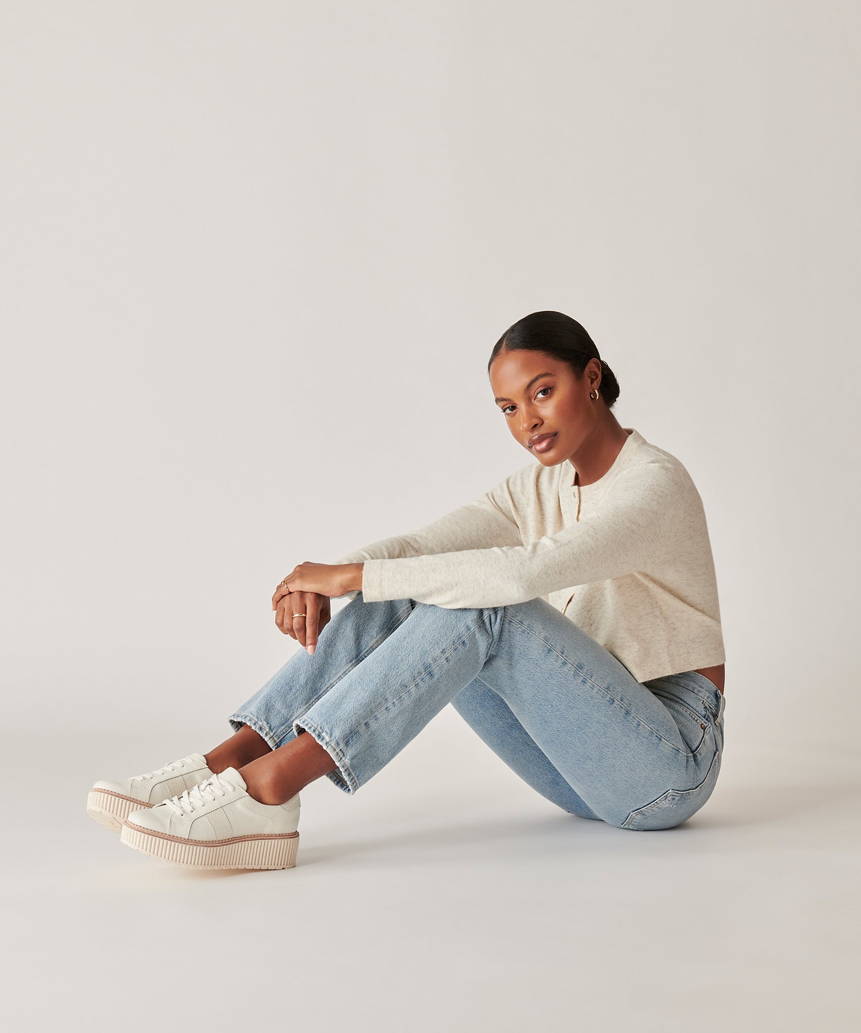 TIGER SNEAKERS WHITE LEATHER
 – Dolce Vita / Dolce Vita