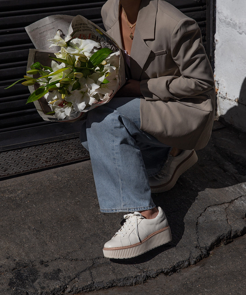 TIGER SNEAKERS WHITE LEATHER
 – Dolce Vita / Dolce Vita
