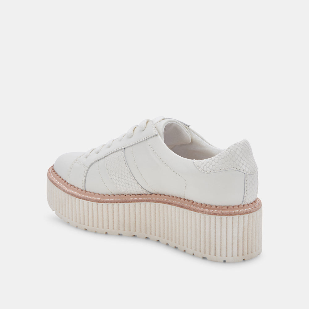 TIGER SNEAKERS WHITE LEATHER
 – Dolce Vita / Dolce Vita