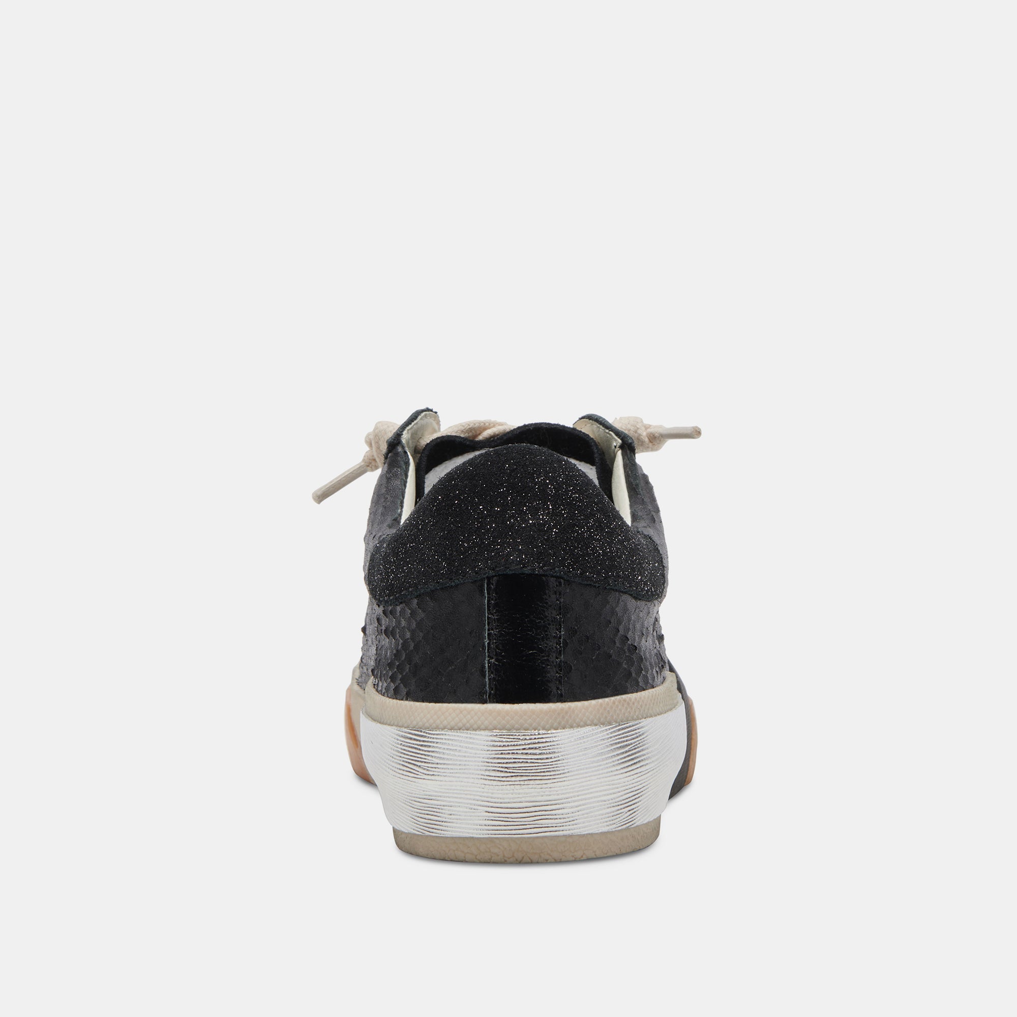 Zina Sneakers Onyx Embossed Leather | Women's Sneakers
 – Dolce Vita / Dolce Vita