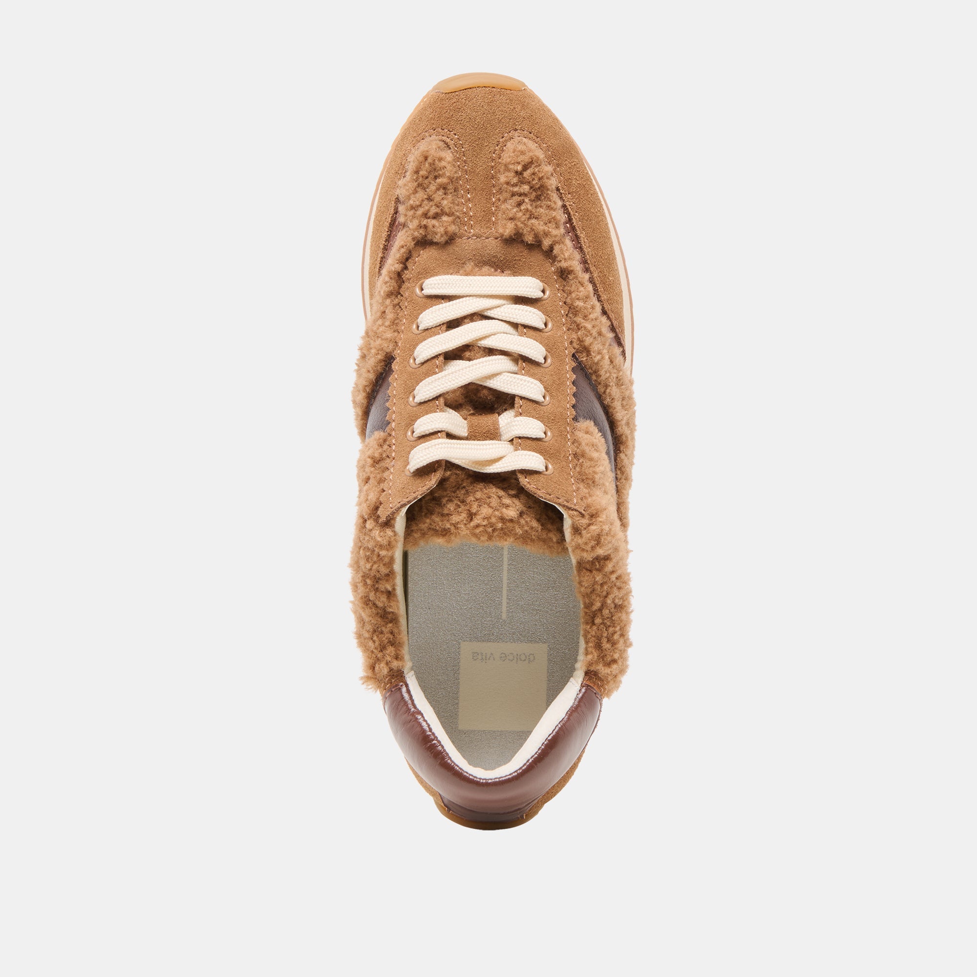B.NTCD Plush Brown Plush Sneakers / Dolce Vita