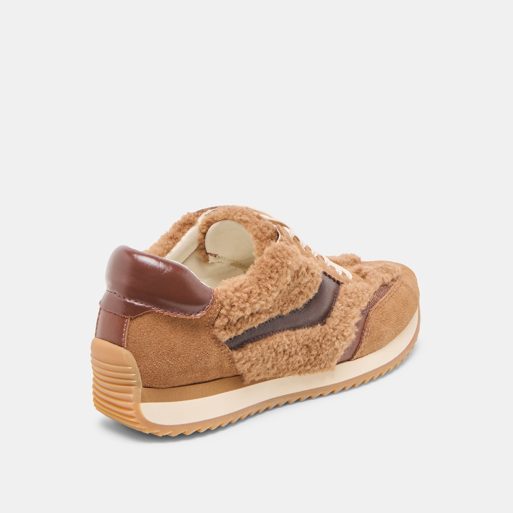 B.NTCD Plush Brown Plush Sneakers / Dolce Vita