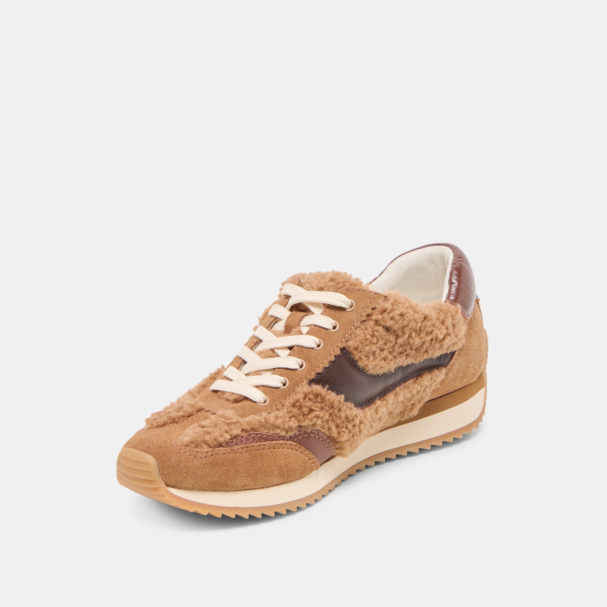 B.NTCD Plush Brown Plush Sneakers / Dolce Vita
