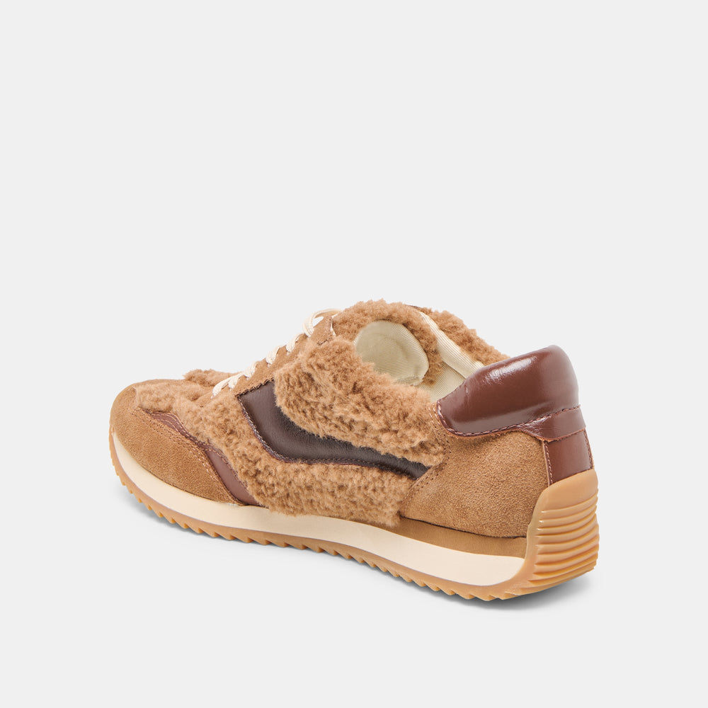 B.NTCD Plush Brown Plush Sneakers / Dolce Vita