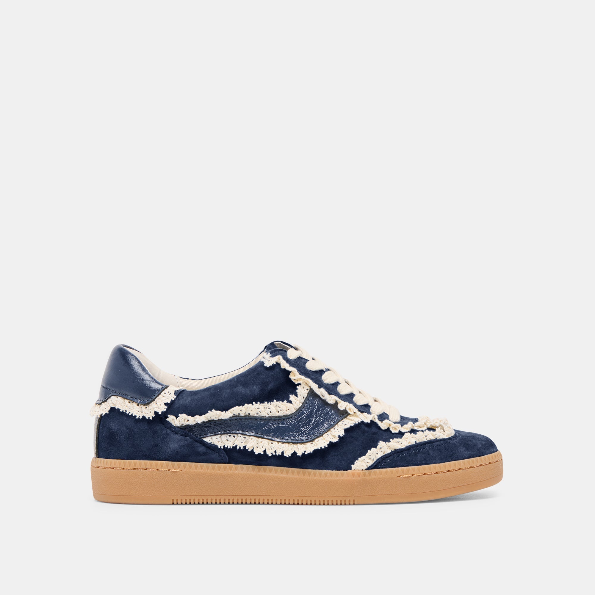Notice Lace Navy Suede Sneakers / Dolce Vita