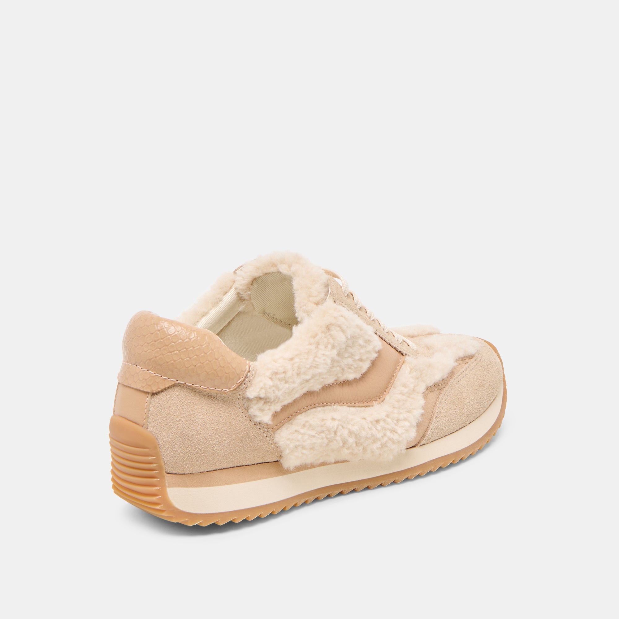 B.NTCD Plush Natural Plush Sneakers / Dolce Vita