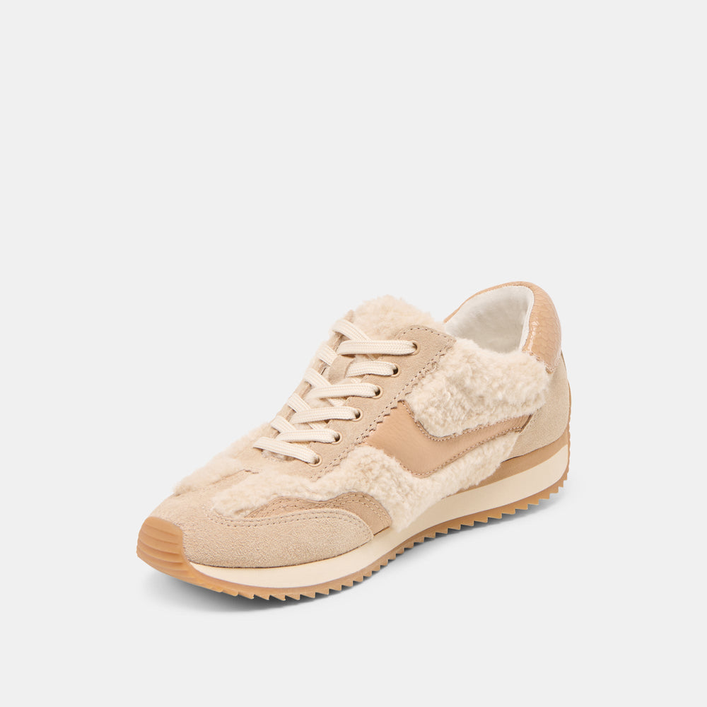 B.NTCD Plush Natural Plush Sneakers / Dolce Vita