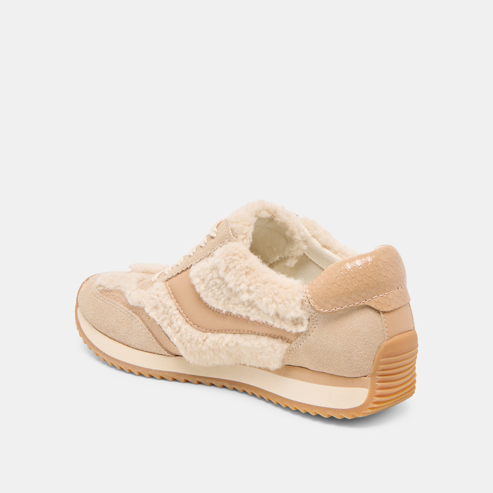 B.NTCD Plush Natural Plush Sneakers / Dolce Vita
