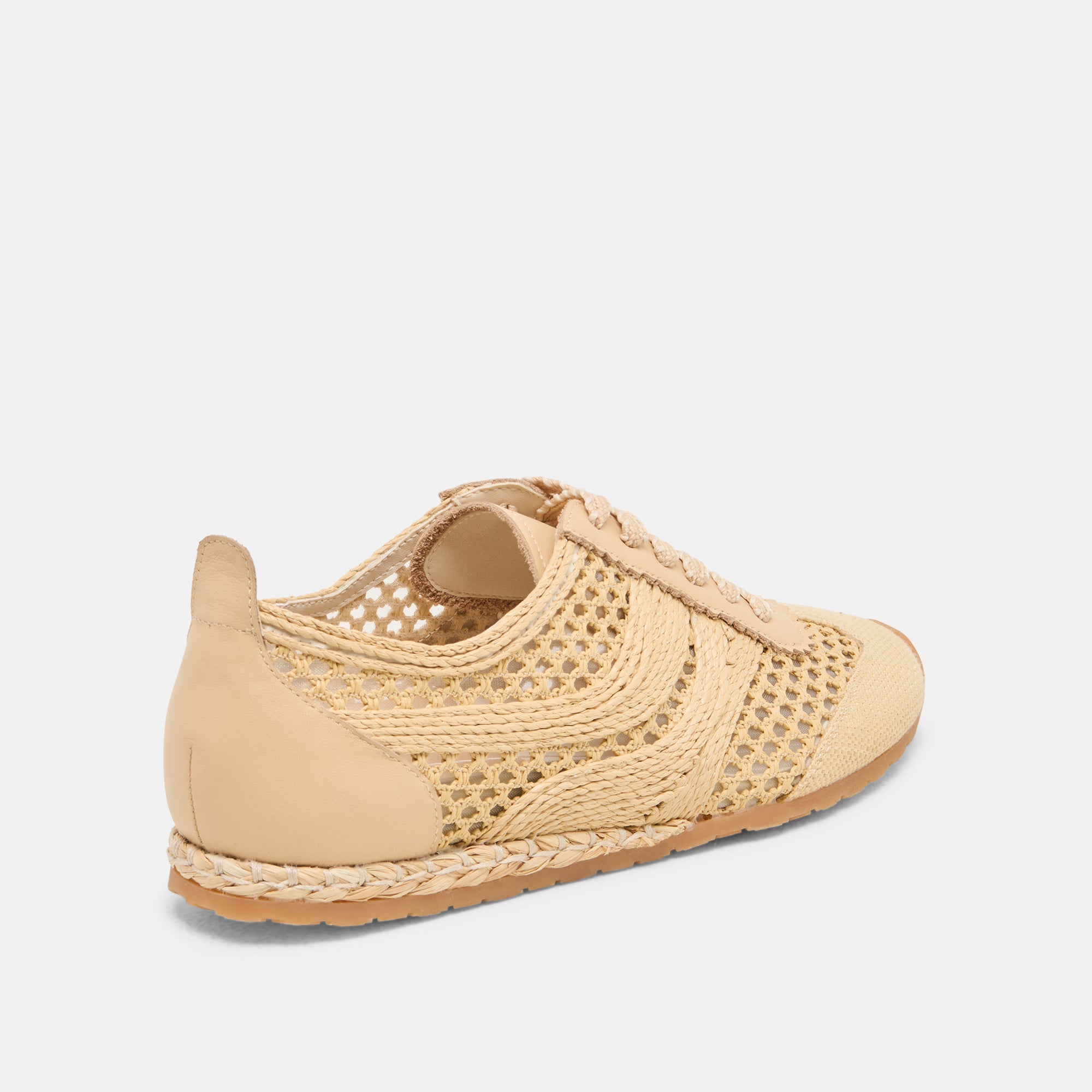Dream Lt Natural Woven Raffia Sneakers / Dolce Vita