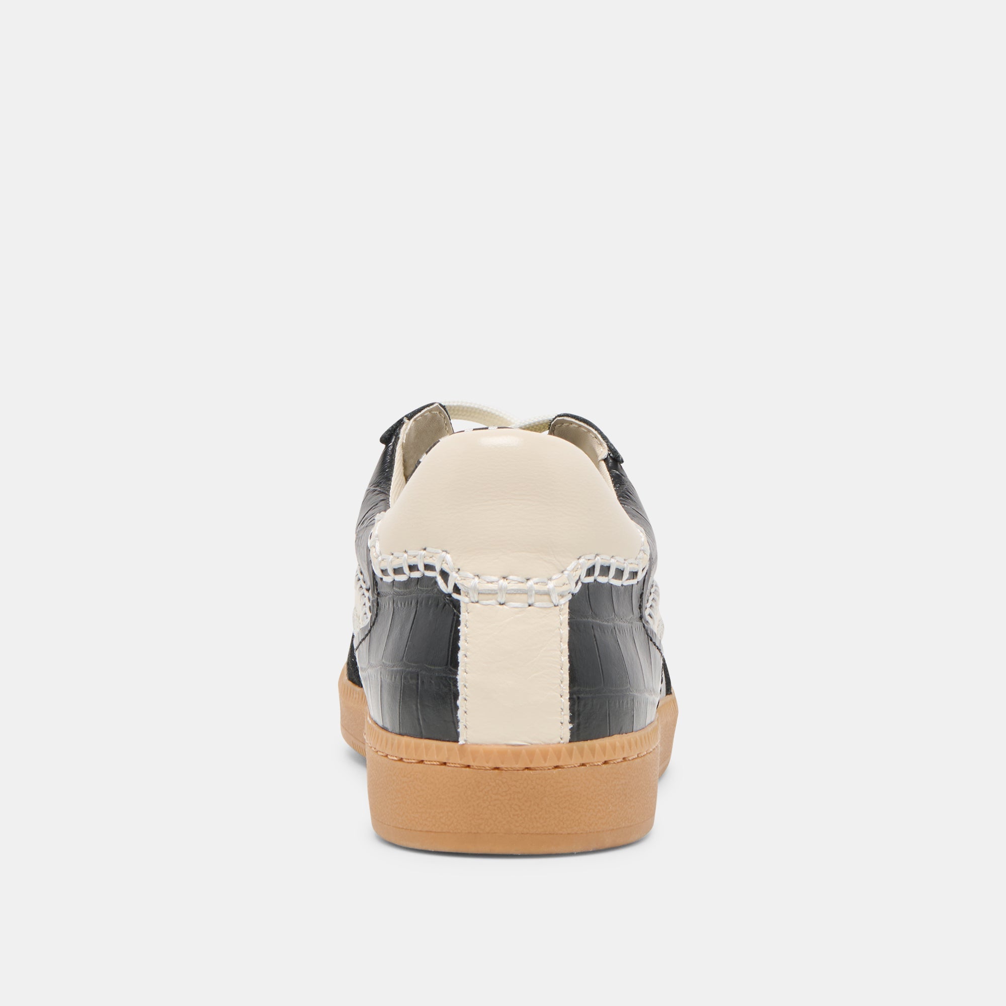 NOTICE STITCH SNEAKERS NOIR CROCO EMBOSSED LEATHER
 – Dolce Vita / Dolce Vita