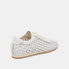 DANIE EYELET PERF SNEAKERS TRUE WHITE LEATHER
 – Dolce Vita / Dolce Vita