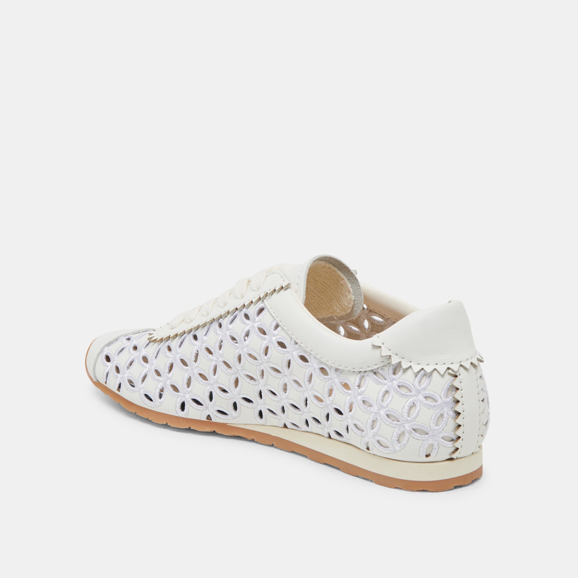 DANIE EYELET PERF SNEAKERS TRUE WHITE LEATHER
 – Dolce Vita / Dolce Vita