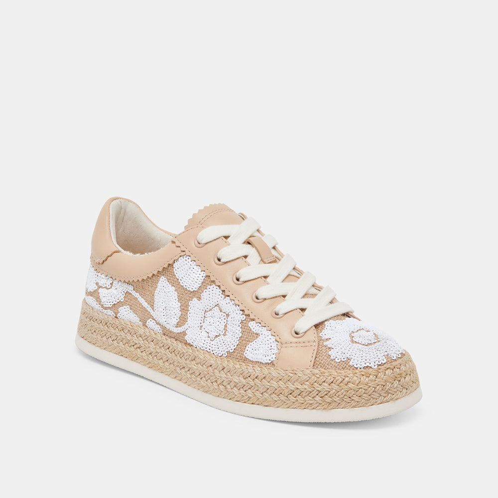 AZALIA SNEAKERS NATURAL MULTI FLORAL SEQUIN
 – Dolce Vita / Dolce Vita