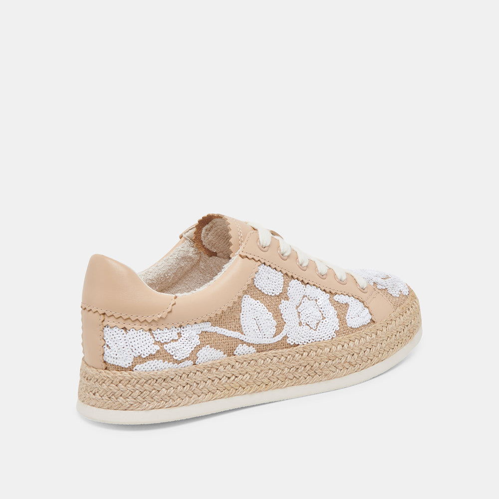 AZALIA SNEAKERS NATURAL MULTI FLORAL SEQUIN
 – Dolce Vita / Dolce Vita