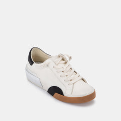 ZINA SNEAKERS WHITE BLACK LEATHER
 – Dolce Vita / Dolce Vita