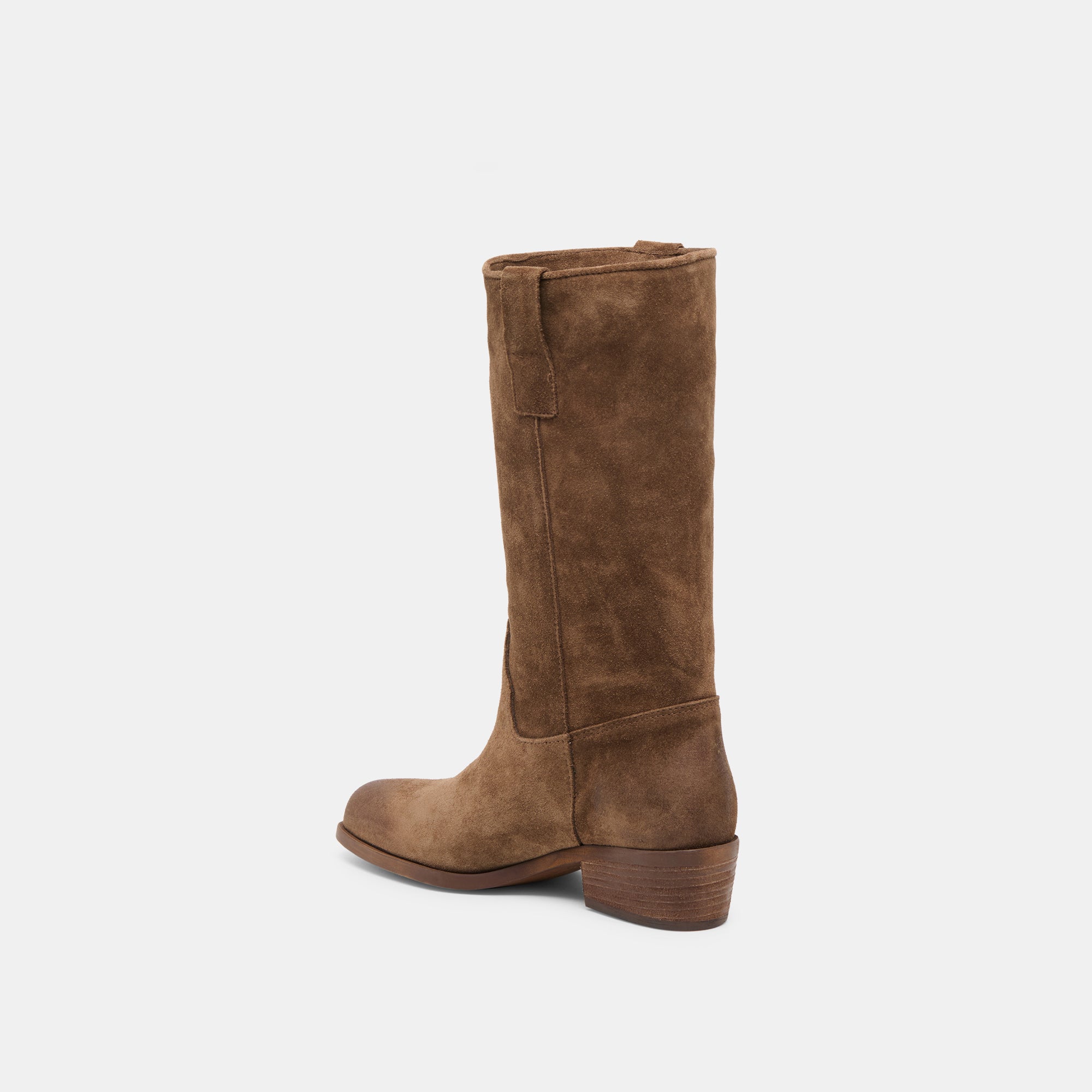 Romie Chocolate Suede Boots / Dolce Vita