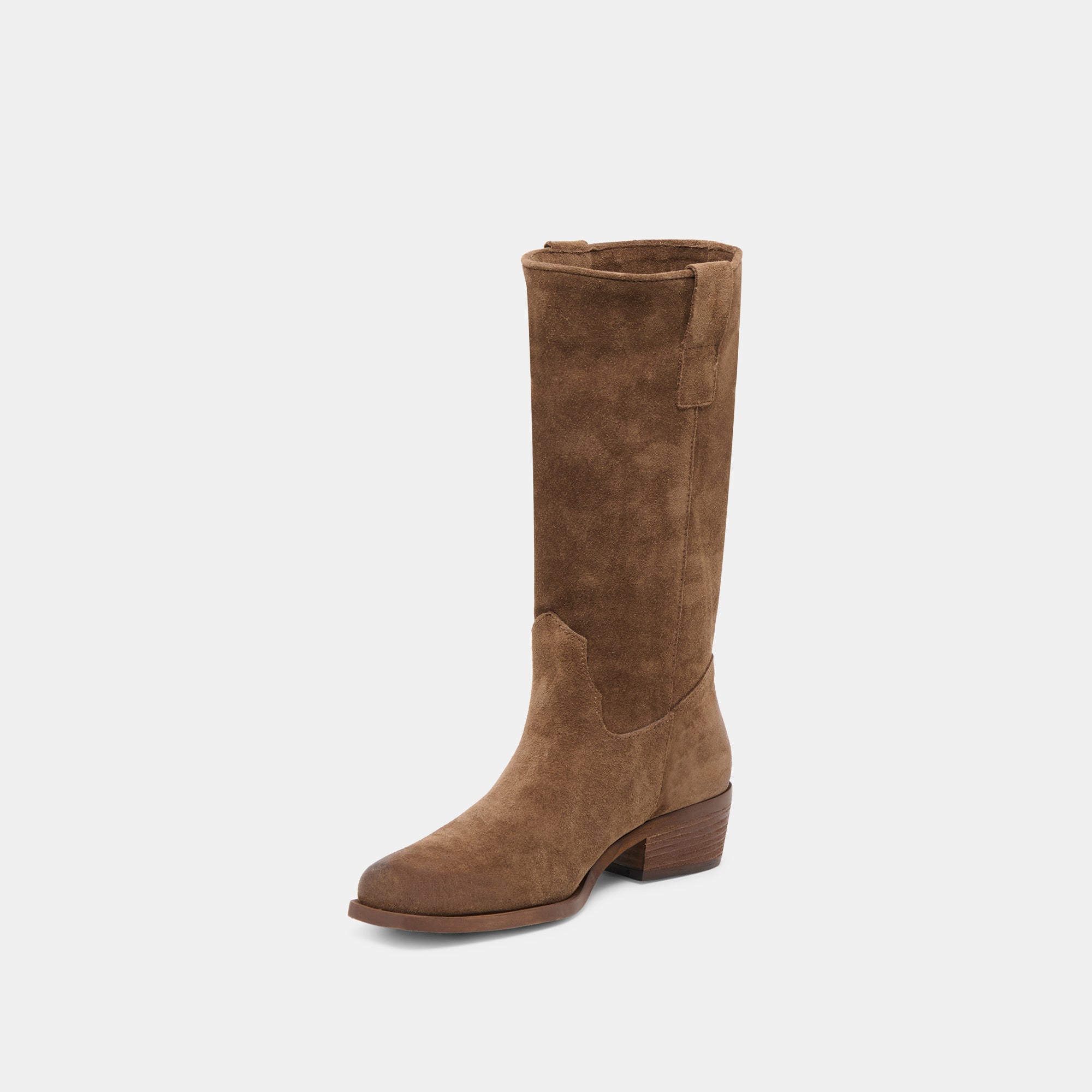 Romie Chocolate Suede Boots / Dolce Vita