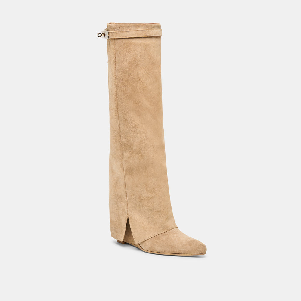 Aggy Sand Suede Boots / Dolce Vita