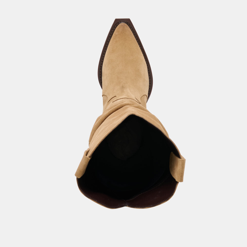 Buckly Camel Suede Boots / Dolce Vita