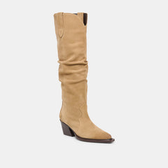 Buckly Camel Suede Boots / Dolce Vita