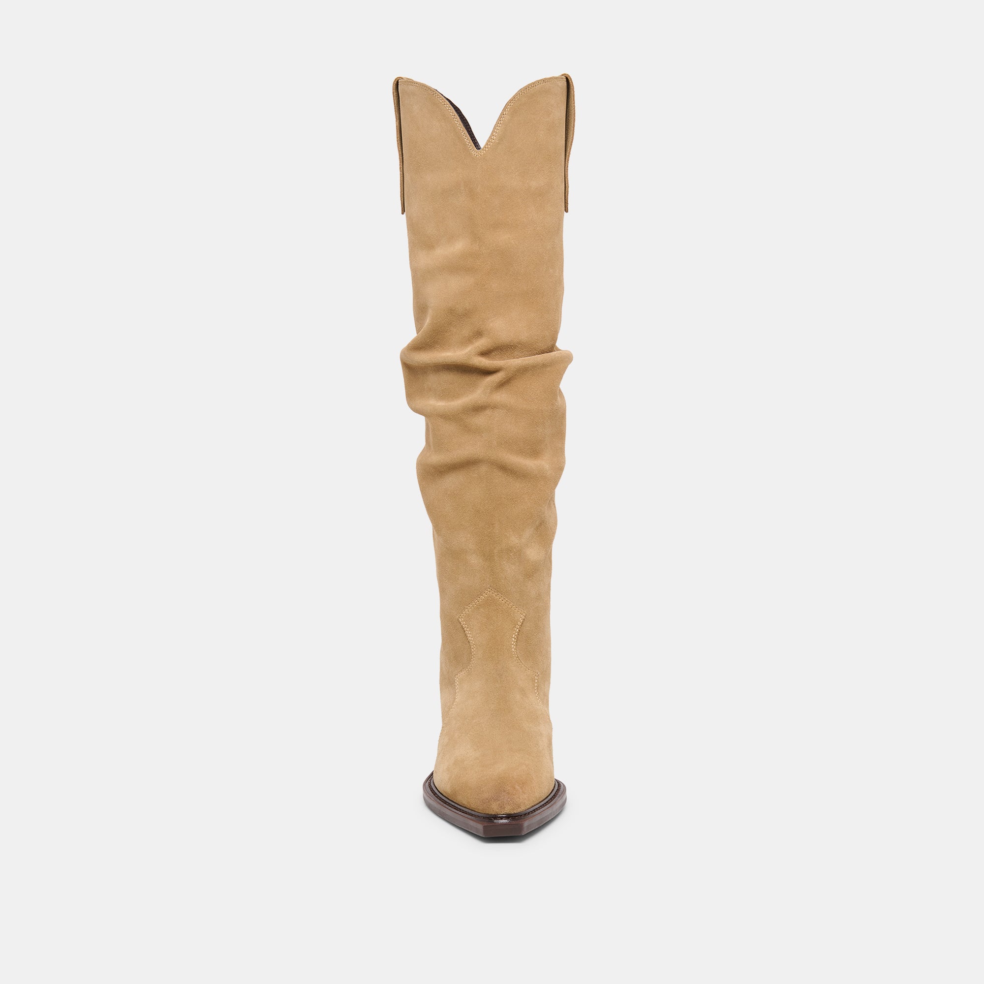 Buckly Camel Suede Boots / Dolce Vita