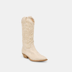 Tanner Bone Fabric Boots / Dolce Vita